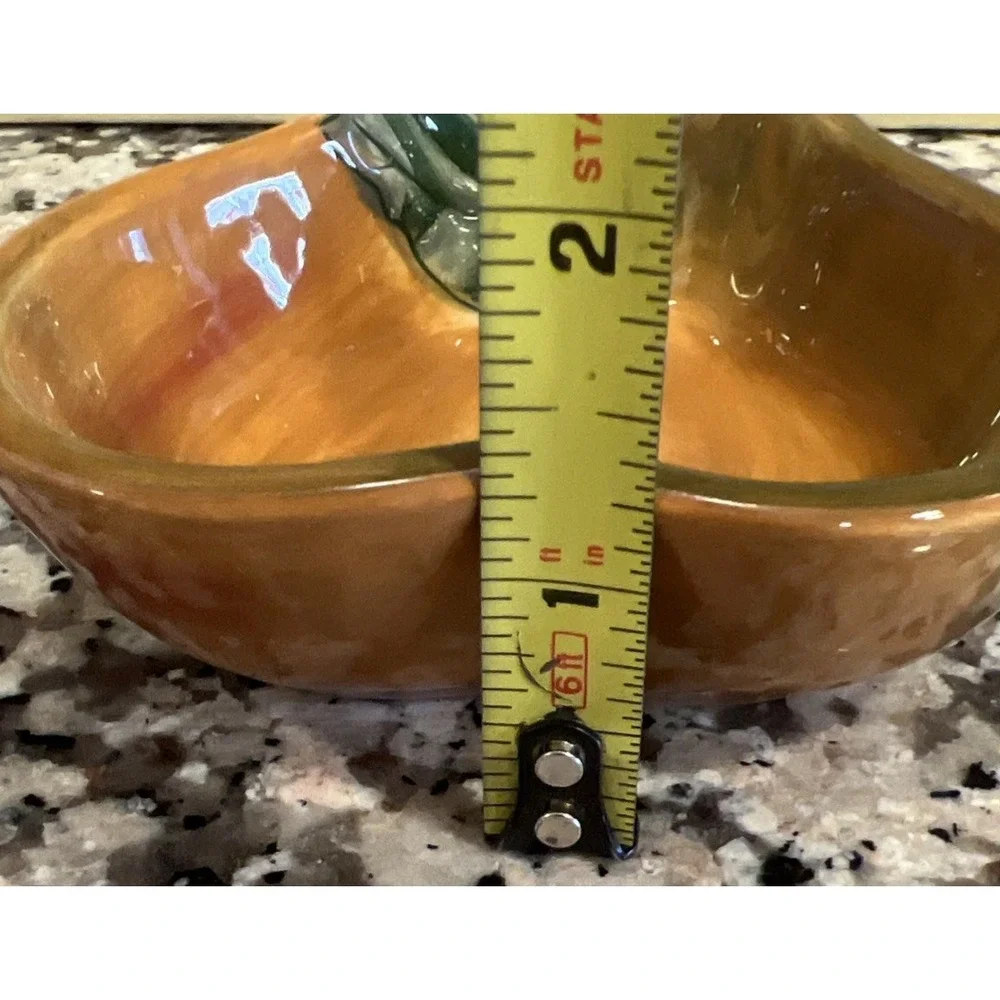 New Home Accents Ceramic‎ Fruit Shaped Bowls Pear Apple Grapes Set of 3